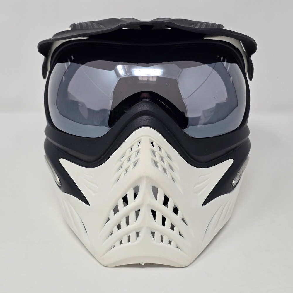 VForce Grill Paintball Mask Goggles White Black Smoke Lens Protective Gear